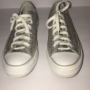 Silver Glitter Chuck Taylor Converse